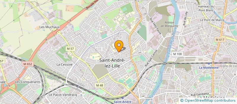 localisation de l'entreprise MADAME LAURA BOURGUIGNON à SAINT-ANDRE-LEZ-LILLE