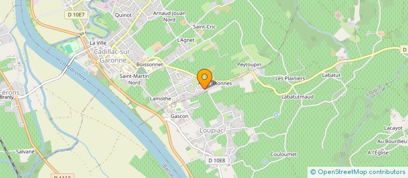 localisation de l'entreprise MADAME LAURA BOURSIER  CADILLAC-SUR-GARONNE