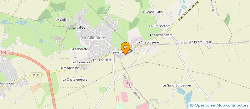 localisation de l'entreprise MADAME LAURA BOURSIER  TALMONT-SAINT-HILAIRE