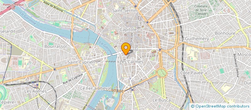 localisation de l'entreprise MADAME LAURA BOUSQUET à TOULOUSE