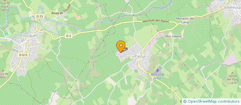 localisation de l'entreprise MADAME LAURA BOUSQUET  PASSA