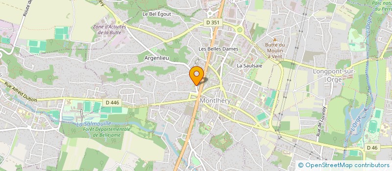 localisation de l'entreprise MADAME LAURA BOUSSIN  MONTLHERY