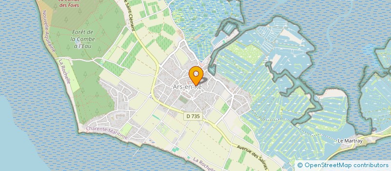 localisation de l'entreprise MADAME LAURA BOUTIN  ARS-EN-RE