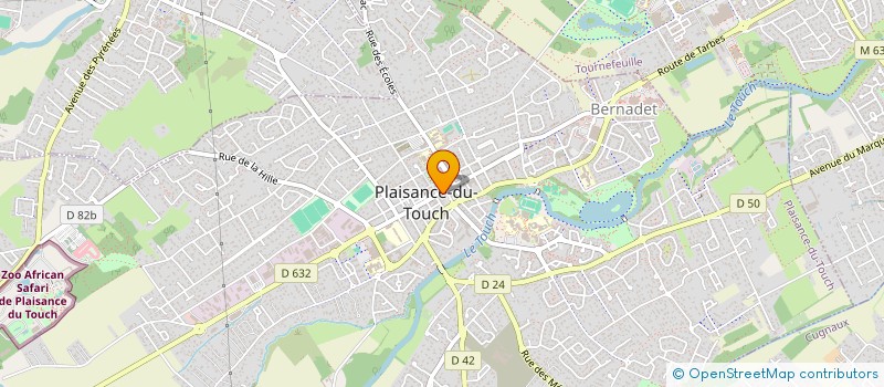 localisation de l'entreprise MADAME LAURA BRACCKEVELDT  PLAISANCE-DU-TOUCH