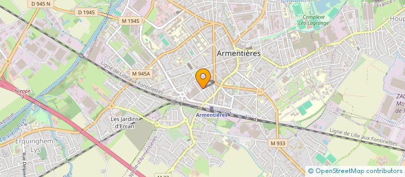 localisation de l'entreprise MADAME LAURA BRACQ  ARMENTIERES