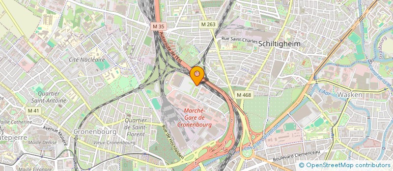 localisation de l'entreprise MADAME LAURA BRAGADO ALMENARA à STRASBOURG