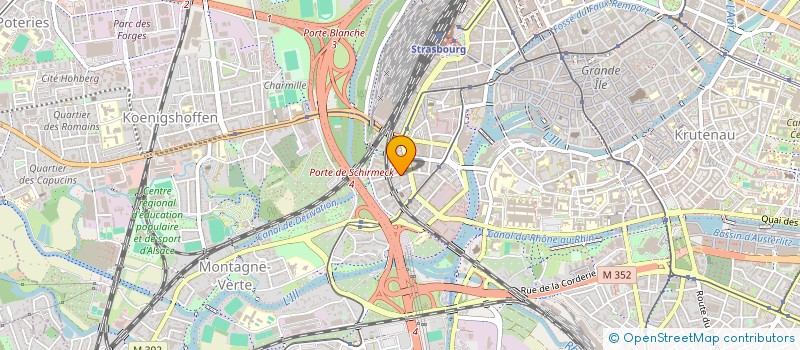 localisation de l'entreprise MADAME LAURA BRANDHUBER à STRASBOURG