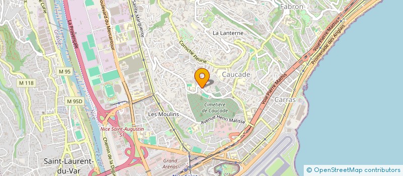 localisation de l'entreprise MADAME LAURA BREGIER à NICE