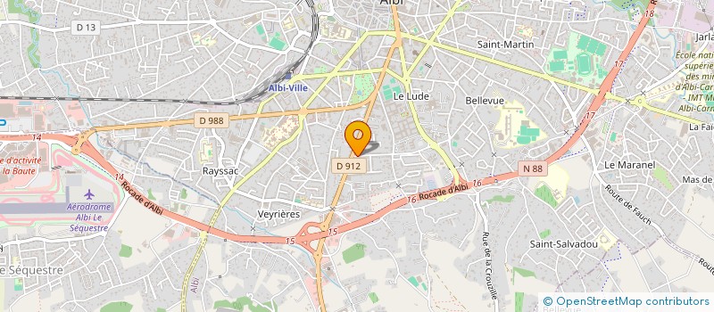 localisation de l'entreprise MADAME LAURA BREGOU  ALBI