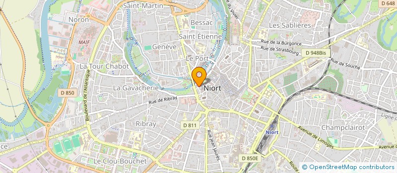localisation de l'entreprise MADAME LAURA BREHIN à NIORT