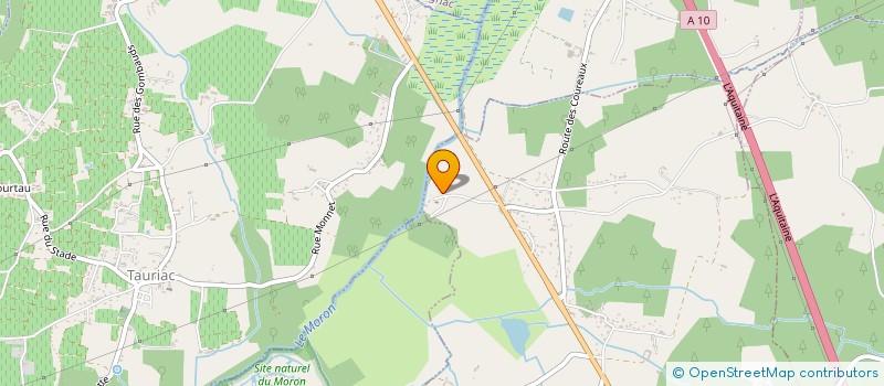 localisation de l'entreprise MADAME LAURA BRENELIERE  SAINT-LAURENT-D'ARCE