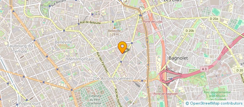 localisation de l'entreprise MADAME LAURA BRENES BRENES  PARIS