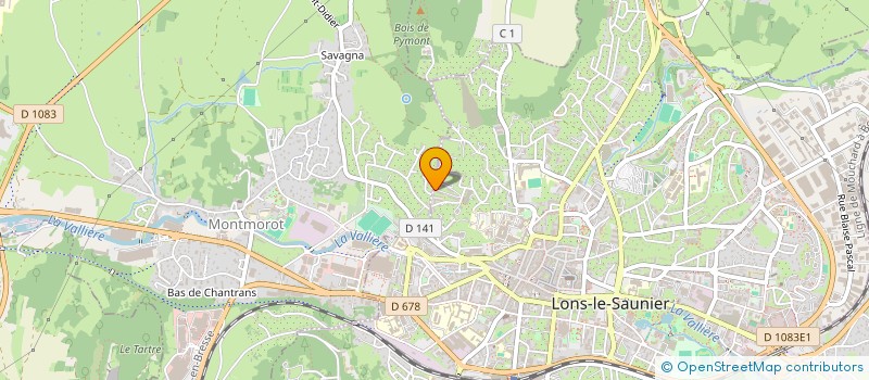 localisation de l'entreprise MADAME LAURA BRENIAUX à LONS-LE-SAUNIER