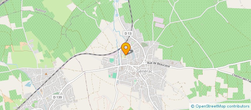 localisation de l'entreprise MADAME LAURA BRESSON  GENERAC