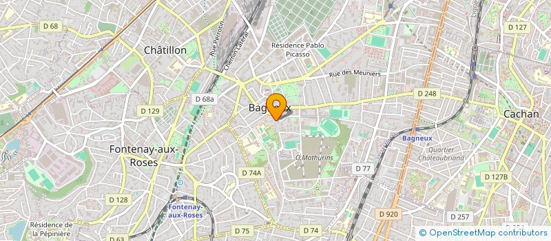 localisation de l'entreprise MADAME LAURA BREUIL à BAGNEUX