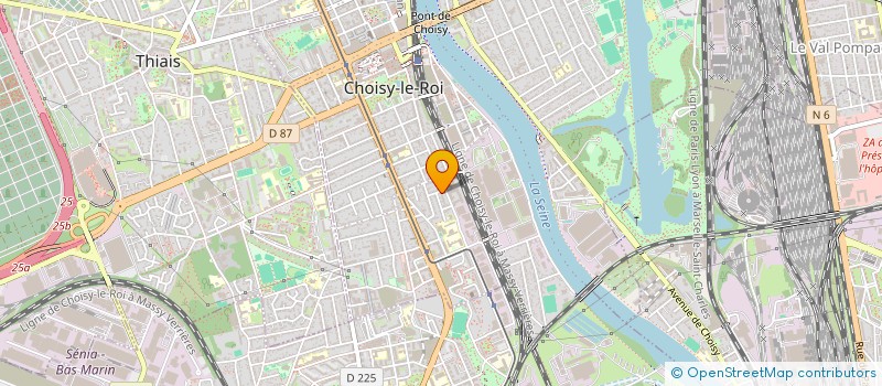 localisation de l'entreprise MADAME LAURA BREUILLIEE  CHOISY-LE-ROI