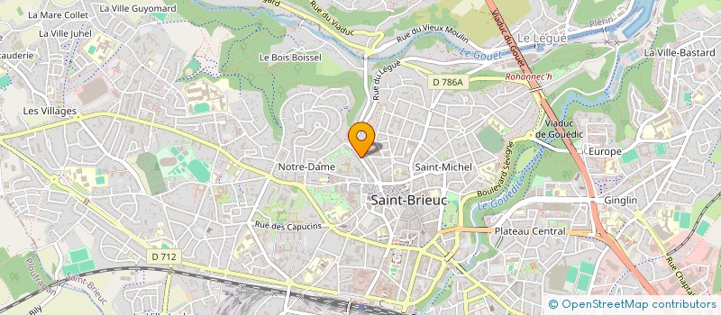 localisation de l'entreprise MADAME LAURA BRICOUT à SAINT-BRIEUC