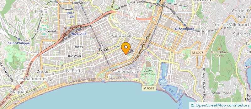 localisation de l'entreprise MADAME LAURA BRICOUT RISTERUCCI à NICE