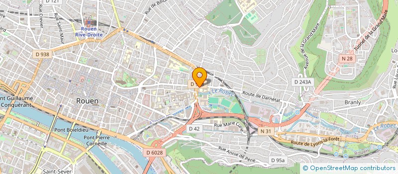 localisation de l'entreprise MADAME LAURA BRIL à ROUEN