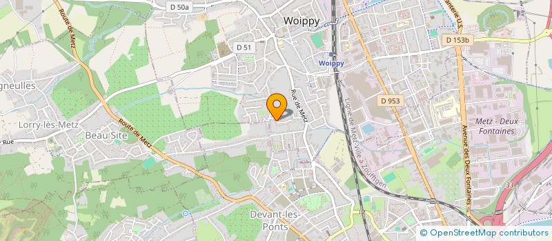 localisation de l'entreprise MADAME LAURA BRONDOLIN  WOIPPY