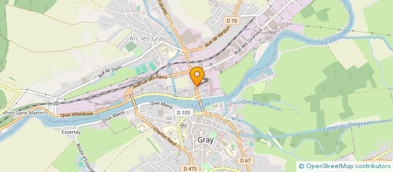 localisation de l'entreprise MADAME LAURA BROUARD  ARC-LES-GRAY