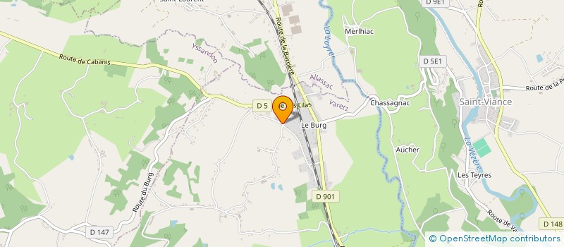 localisation de l'entreprise MADAME LAURA BROUSSOLE  VARETZ