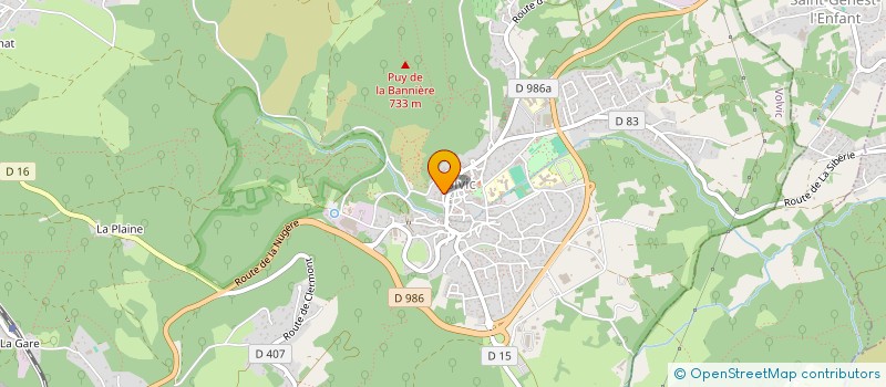 localisation de l'entreprise MADAME LAURA BRUN  VOLVIC