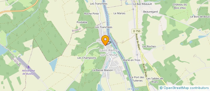 localisation de l'entreprise MADAME LAURA BRUNEAU  SAINT-REMY-SUR-CREUSE