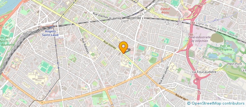 localisation de l'entreprise MADAME LAURA BUENO à ANGERS