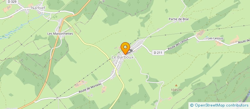 localisation de l'entreprise MADAME LAURA BURCKEL  LE BARBOUX