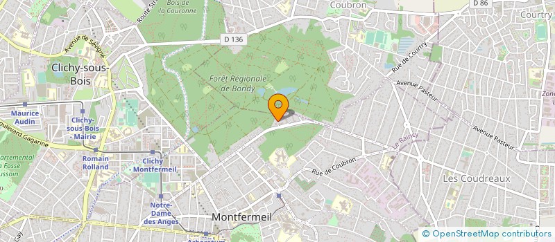localisation de l'entreprise MADAME LAURA BURET à MONTFERMEIL
