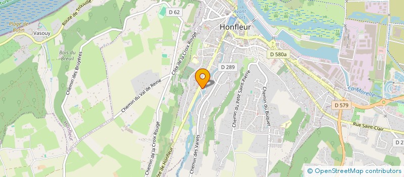 localisation de l'entreprise MADAME LAURA BURGOT à HONFLEUR
