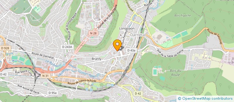 localisation de l'entreprise MADAME LAURA BURON  DARNETAL