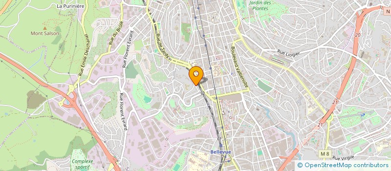 localisation de l'entreprise MADAME LAURA CABEU  SAINT-ETIENNE