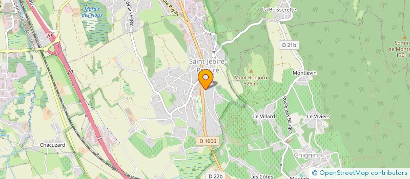 localisation de l'entreprise MADAME LAURA CAGLIONI  SAINT-JEOIRE-PRIEURE