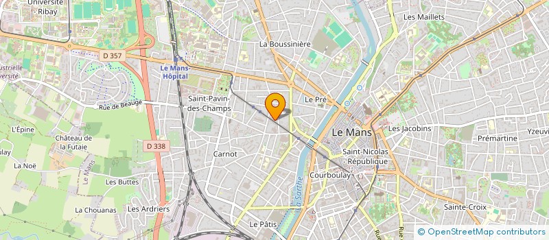 localisation de l'entreprise MADAME LAURA CAHN  LE MANS