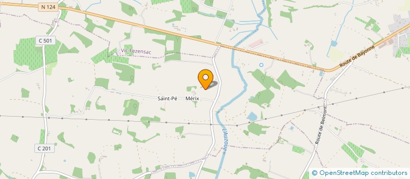 localisation de l'entreprise MADAME LAURA CAHUZAC  LANNEPAX