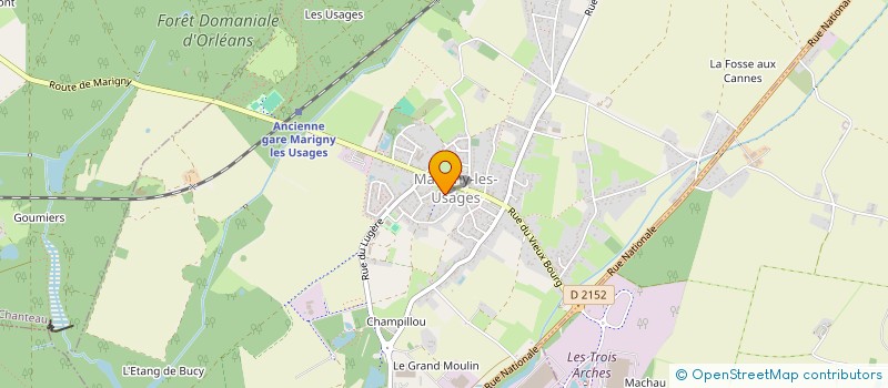 localisation de l'entreprise MADAME LAURA CAILLOT  MARIGNY-LES-USAGES
