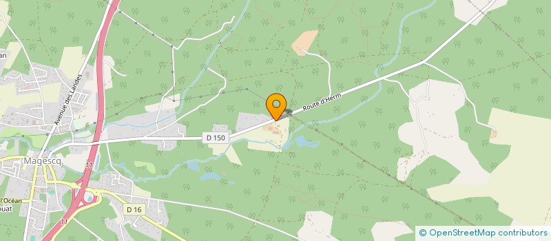 localisation de l'entreprise MADAME LAURA CAMBON  MAGESCQ