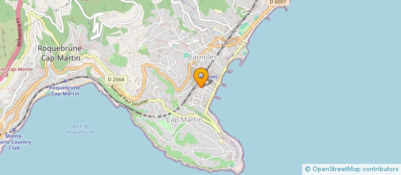 localisation de l'entreprise MADAME LAURA CAMIER à ROQUEBRUNE-CAP-MARTIN