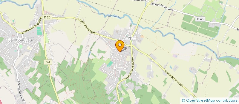 localisation de l'entreprise MADAME LAURA CANUT  CEPET