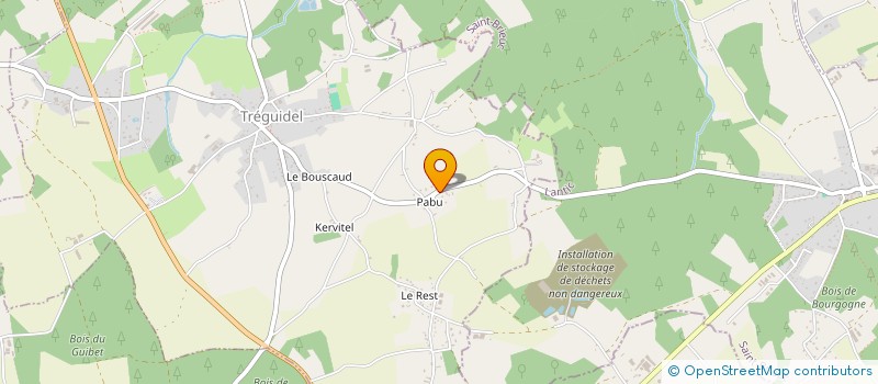 localisation de l'entreprise MADAME LAURA CAOUS  TREGUIDEL