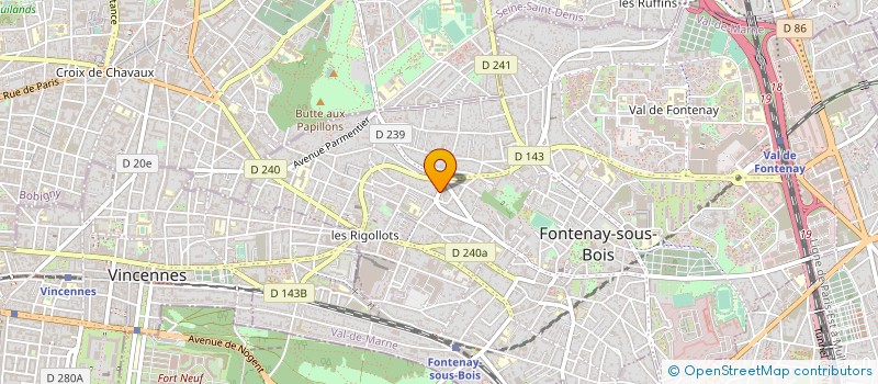 localisation de l'entreprise MADAME LAURA CAPEL à FONTENAY-SOUS-BOIS