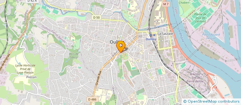 localisation de l'entreprise MADAME LAURA CAPOCCITTI  OULLINS-PIERRE-BENITE