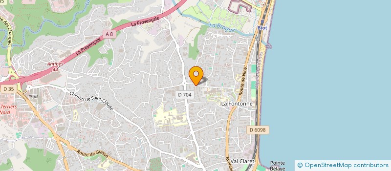 localisation de l'entreprise MADAME LAURA CAPUANO à ANTIBES