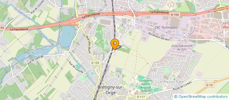 localisation de l'entreprise MADAME LAURA CARDOS à BRETIGNY-SUR-ORGE