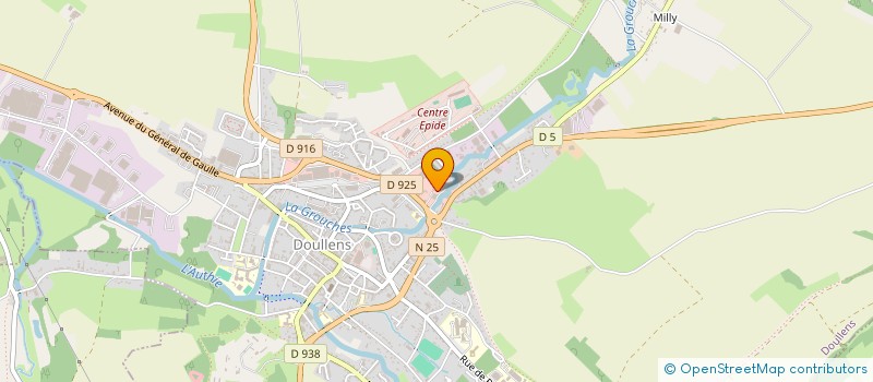 localisation de l'entreprise MADAME LAURA CARGNELUTTI  DOULLENS