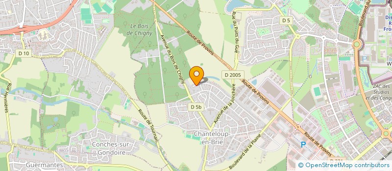 localisation de l'entreprise MADAME LAURA CARIDAD MARIE VANDEPUTTE  CHANTELOUP-EN-BRIE