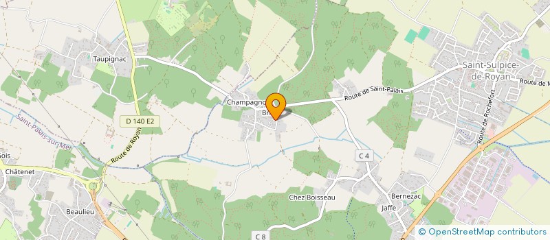 localisation de l'entreprise MADAME LAURA CARPENTIER  SAINT-SULPICE-DE-ROYAN