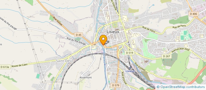 localisation de l'entreprise MADAME LAURA CARREAU  LISIEUX